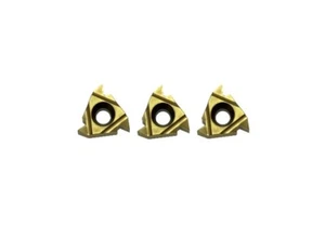 16ERA55 THREADING INSERTS X3 FOR EXTERNAL IMPERIAL SCREWCUTTING 16 EXTERNAL 55° - Picture 1 of 1