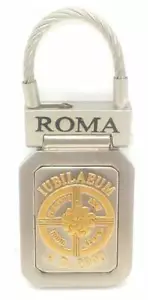Roma Jubilee 2000 Stainless Steel Collectible Key Chain - Picture 1 of 1