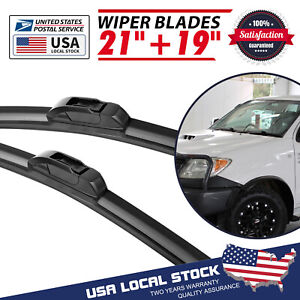 J-Hook Windshield Wiper Blade 21"/19" DIRECT-CONNECT For Nissan Maxima 1989-1994
