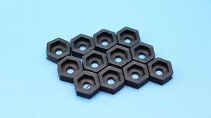 12 Stück Rad Sechskant Adapter 8 mm auf 12 mm Reifen Umbau Losi Mini-T 2.0 & Mini-B - Bild 1 von 5