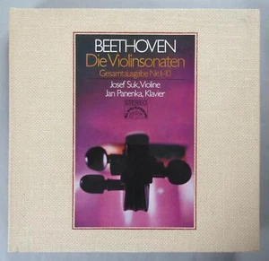 G747 Beethoven Violin Sonatas No.1-10 Suk Panenka 5LP Supraphon 80 193 XK Stereo - Picture 1 of 4