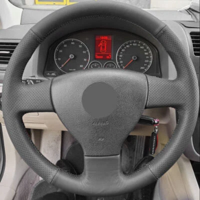 Funda de volante de cuero para VW Golf5 MK5 Polo Jetta Tiguan Sagitar 2010 - Imagen 1 de 4