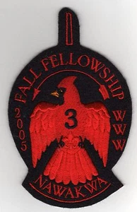 OA Nawakwa Lodge 3 patch attività, 2005 Fall Fellowship (eX2005-4), nuovo di zecca! - Foto 1 di 1