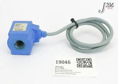 19046 DANFOSS Solenoid Spule Für Evr 6 Magnetventil 018F6282 - Bild 1 von 4