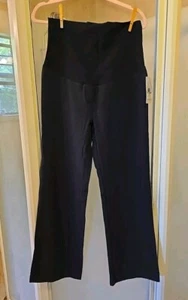 Three Seasons Maternity Womens Dress Pant, Black, Medium - Picture 1 of 7