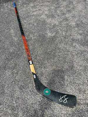 杰米·本恩 达拉斯明星队长签名亲笔签名曲棍球棒 PSA 正品证书 — 第 1/2 张图片