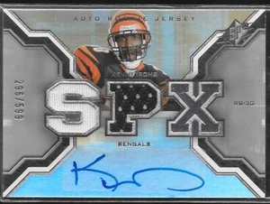 2007 SPx #208 Kenny Irons maglia auto RC # 296/599 - Foto 1 di 2