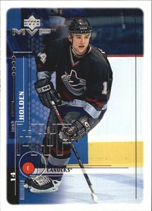 1998-99 Upper Deck MVP Canucks Hockey Card #207 Josh Holden