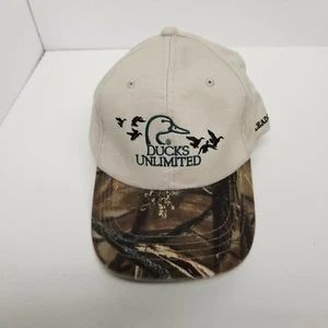 Ducks Unlimited Camo Bill Adjustable Strapback Hat, DU Leader - Picture 1 of 5