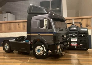 Tamiya 1/14 RC Mercedes Benz Trailer Truck Speed Prop Custom from japan F/S - Picture 1 of 11