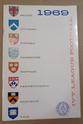 1969 Ivy League Football Preview Program, Yale Harvard Princeton +, RARE - Image 1 of 4
