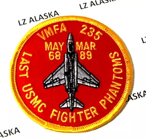 MARINE FIGHTER ATTACK SQUADRON VMFA-235 F-4 PHANTOMS PATCH (MC4) USMC AVIATION - Picture 1 of 3