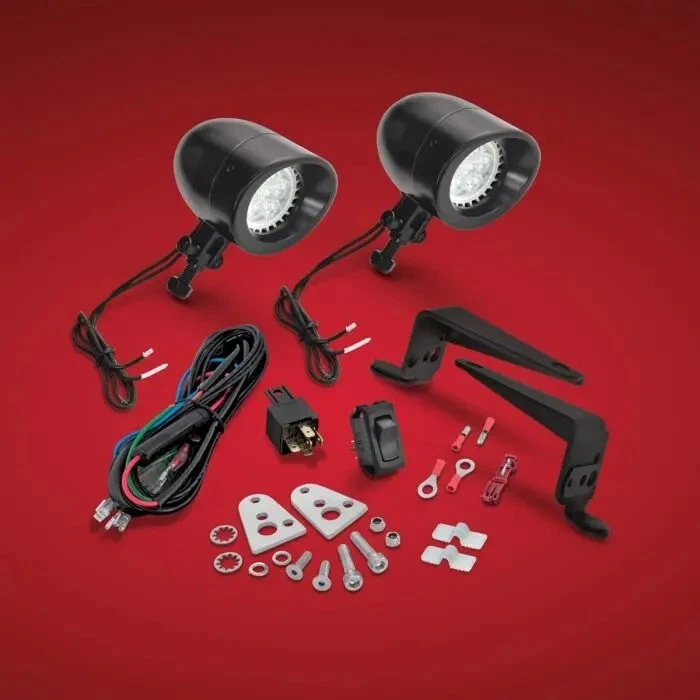 Mini luces de conducción cromadas para Honda GL1800 52-757L 2001-2010 Foto 1 de 4