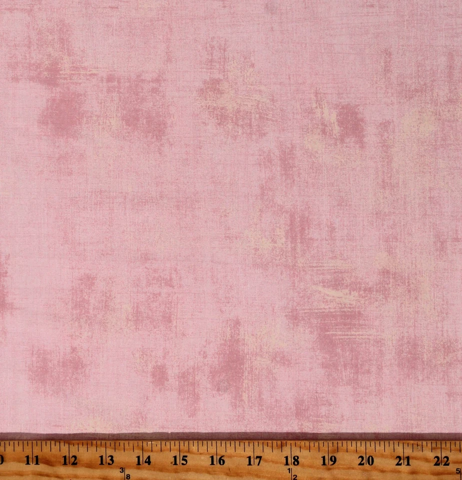Cotton Grunge Brushed Solid Light Pink Fabric Print by Yard D146.24 - Image 1 of 1