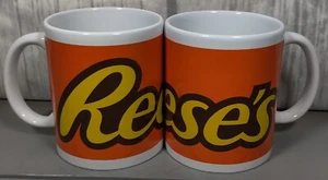 Reese's Peanut Butter Cups Ceramic Coffee Tea Cup Mug (Set of 2) by Galerie - Picture 1 of 7