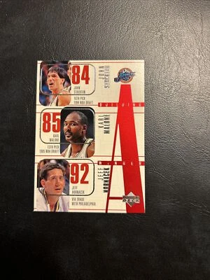 Cqq #162 John Stockton, Karl Malone, Jeff Hornacek, 1996/97 Upper Deck - Image 1 of 2