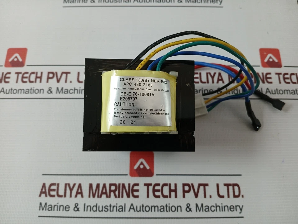APC 430-2183 Power Transformer CLASS 130(B) NER-B82 DB-EI76-10081A - Image 1 of 4