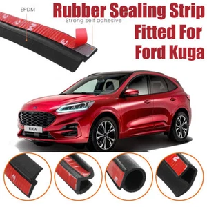 Door Seal Strip Kit Rubber Weather Draft Wind Noise Reduction For Ford Kuga - Picture 1 of 12
