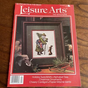 Leisure Arts Magazine Dec 1994 Santa's Journey Alphabet Tree Thread Ornaments - Picture 1 of 12