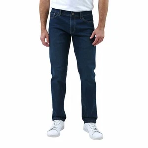 Jeans uomo Izod Comfort elasticizzato 42x30 blu scuro taglio dritto soft touch NUOVO - Foto 1 di 7