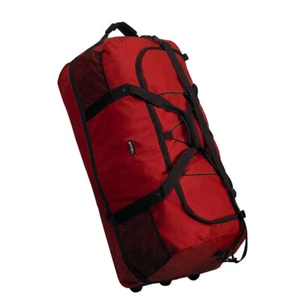 Big FALTBARE Rollenreisetasche Reisetasche 3 Rollen 1400g 140 L rot Dehnfalte - Bild 1 von 6