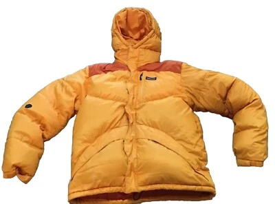 Patagonia Jacket Fitz Roy Down Parka  Men Unisex XS Yellow - 2007 84652F7 - READ - Image 1 of 4