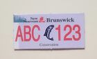 Plaque d'immatriculation Brunswick Canada réfrigérateur aimant caoutchouc neuf livraison gratuite