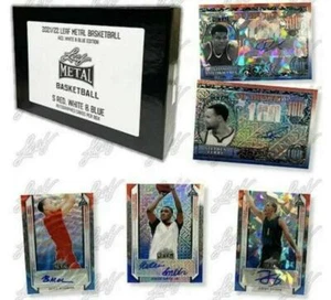 2021-22 HOJA METAL BALONCESTO ROJO BLANCO AZUL CAJA SELLADA - 5 AUTOS #'d 10 o MENOS - Imagen 1 de 1
