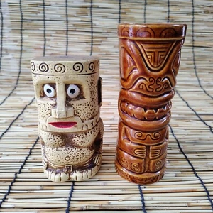 Vintage WESTWOOD JAPAN TIKI GOD COIN BANK TIKI FARM MUG TIKI BAR DANNY G - Picture 1 of 10