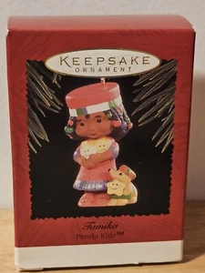 1996 Hallmark Christmas Ornament = Tamika = Penda Kids African American Girl - Picture 1 of 1