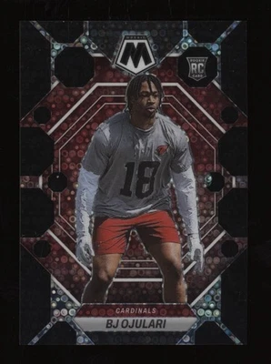 2023 BJ Ojulari Paini Mosiac No Huddle Black Disco Prizm Rookie Rc #1/1 *NICE* - Image 1 of 2