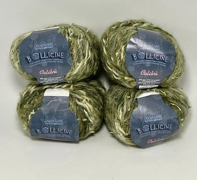 4 Cascade Yarns Bollicine Colibri Balls 46% Wool 27% Kid Mohair Color 2 Lot 8617 - Image 1 of 4