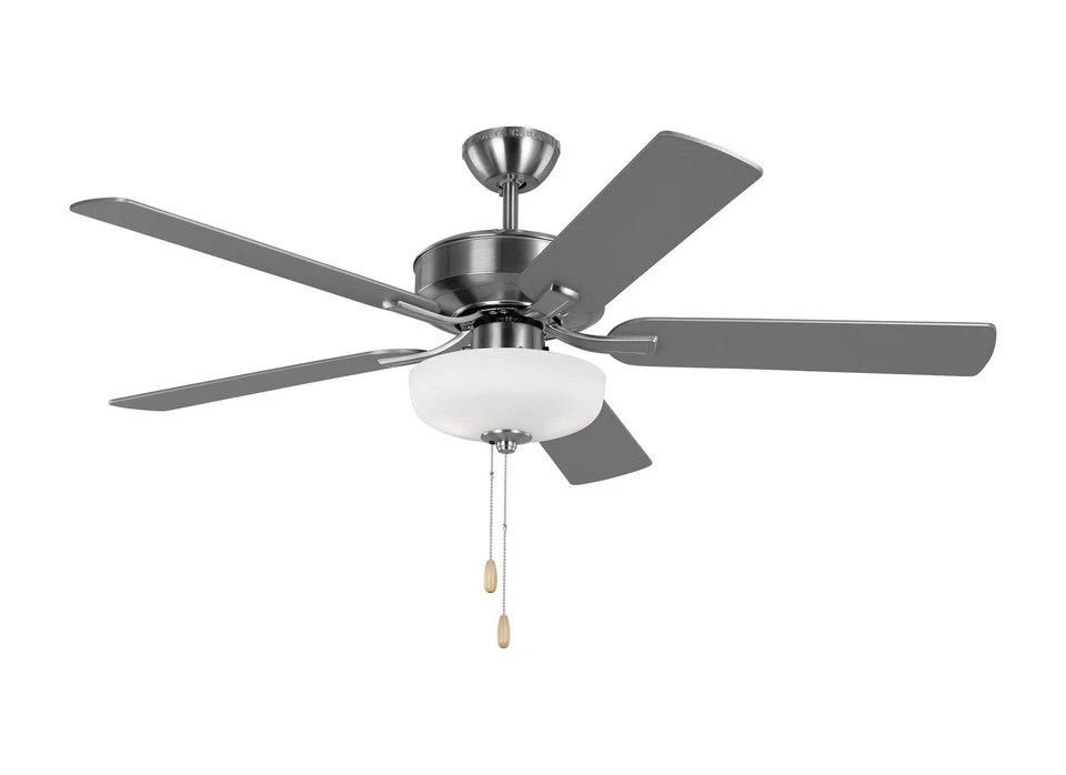 Brushed Steel 52"  Ceiling Fan from the Linden Collection - Image 1 of 1