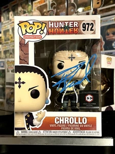 🔥 Funko Pop! Hunter × Hunter Chrollo #972 Chalice Signed Robbie Daymond PSA 🔥 - Picture 1 of 10