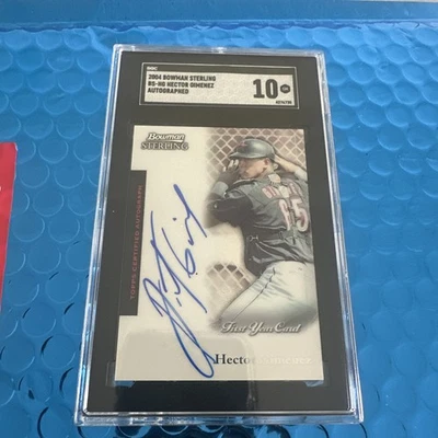Bowman’s Finest Hector Giménez 2004 automático RC SGC 10 gemas como nuevo Foto 1 de 2