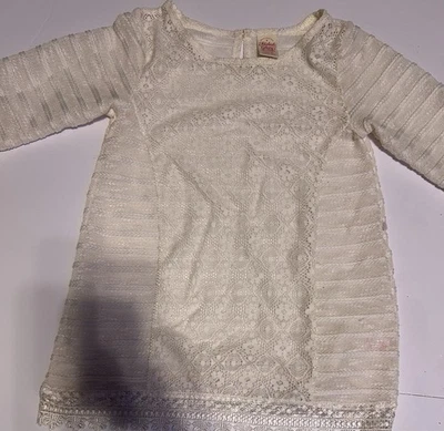  Blusa blusa feminina Faded Glory Cream tamanho médio  - Imagem 1 de 2