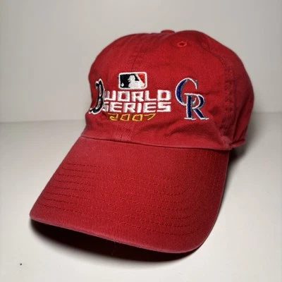 Vintage Twins Enterprise 2007 World Series Boston Red Sox Colorado Rockies Hat - Image 1 of 4