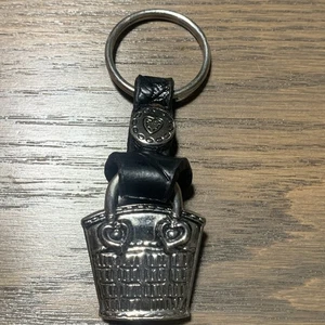 Brighton Black Silver Handbag Purse Shaped Keychain Bag Charm - Picture 1 of 2