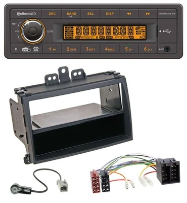 Continental Bluetooth MP3 USB DAB Autoradio für Hyundai i20 08-11 Rubber-Touch A - Bild 1 von 4