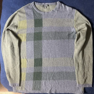 Mens Ermenegildo Zegna Cashmere Blend XL/54 Geo Greens ‘Tis The Season Special! - Image 1 of 4