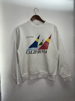 Sudadera Vintage San Diego California Cuello Redondo Mujer XL 90’s Retro Foto 1 de 4