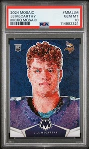 2024 Mosaic JJ McCarthy Micro Mosaic PSA 10 RC - Picture 1 of 1