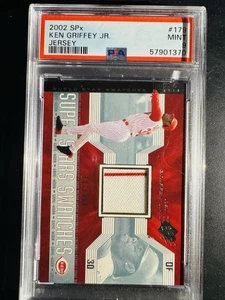 2002 Upper Deck SPx Game Jersey #179 Ken Griffey Jr. Cincinnati Reds #576/800 - Picture 1 of 2
