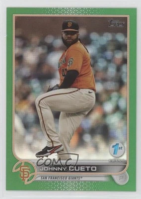 2022 Topps Series 1 1st Edition Green /150 Johnny Cueto #73 - Image 1 of 2