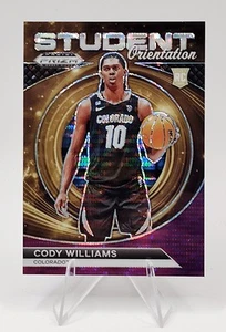 2024 Prizm Draft Picks #23 Cody Williams Student Orientation Purple Pulsar 8/55 - Bild 1 von 2