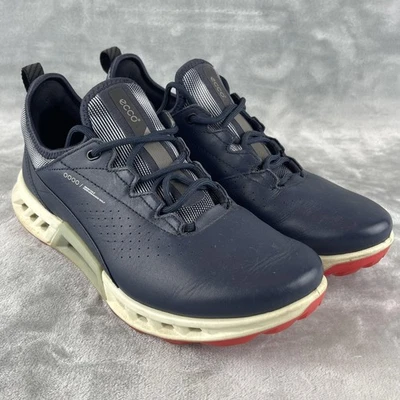 Zapatos de golf Ecco Gore Tex Surround para mujer talla 8 8,5 azul marino rojo anchos sin clavos Foto 1 de 4