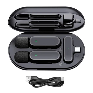 Lavalier Microphone Audio Video Recording Type C For iPhone 15 For Android Phone - Zdjęcie 1 z 19