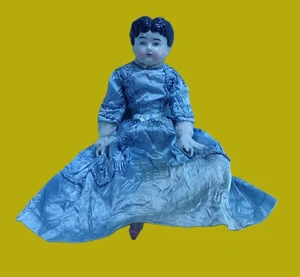 19" Antique German Doll, I Think, with a New Body & Clothing? - Picture 1 of 13