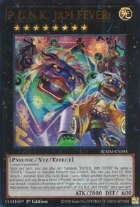 P.U.N.K. JAM FEVER! (BLMM-EN051) - Emblazoned Ultra Rare - 1st Edition - Picture 1 of 1