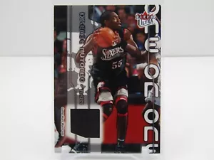 MUTOMBO/ MOURNING 2002-03 FLEER ULTRA ONE ON ONE DUAL GAME-WORN PATCH - Picture 1 of 2
